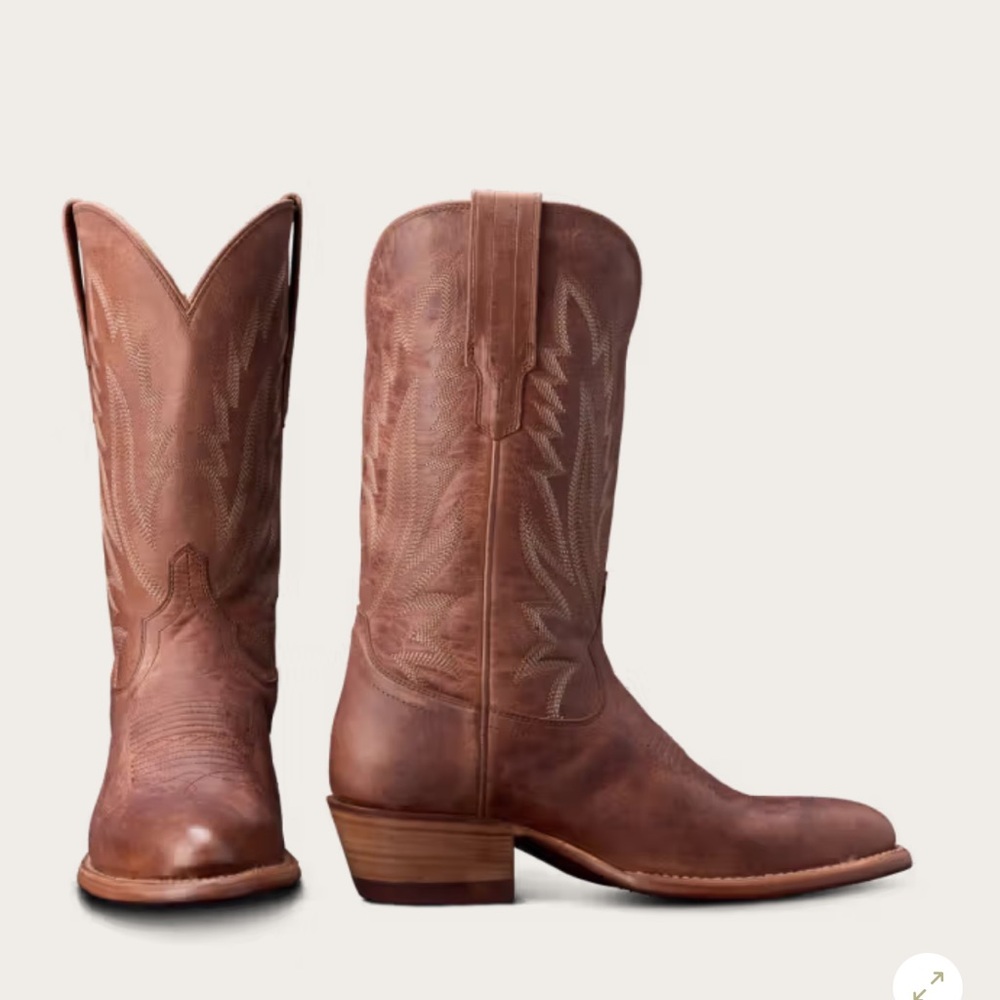 Tecovas The Jamie Tan Leather Cowboy Boots - Picture 8 of 9